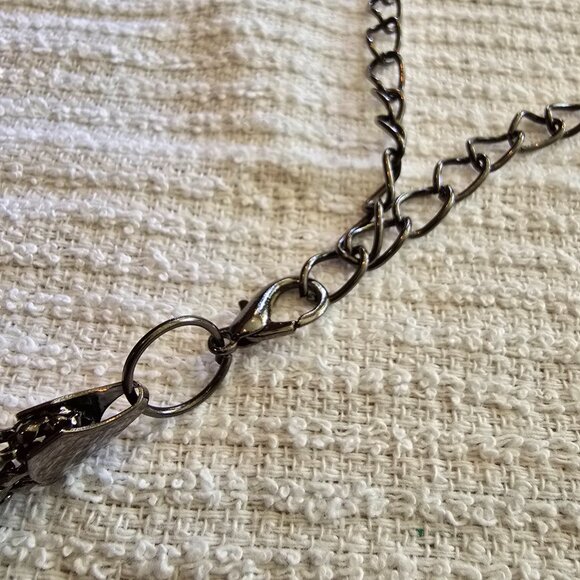 Vintage Fashion Chain Bling Belt in Hematite Colouring - Picture 4 of 8